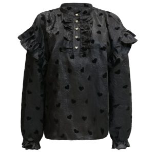 LIBERTÃ dame bluse TIA - BLACK HEART